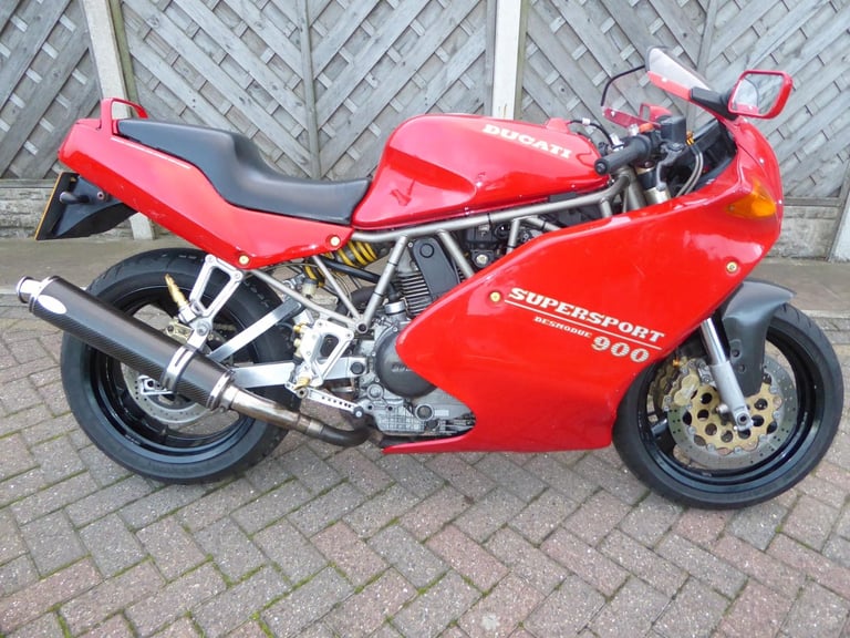 DUCATI 900 SS L REG FLAT SLIDE CARBS DYNA COILS CARBON CANS K-N PRO 100 LEADS