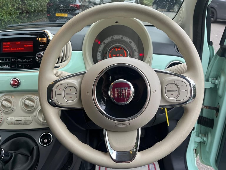 2016 Fiat 500 1.2 Pop Euro 6 (s/s) 3dr HATCHBACK Petrol Manual