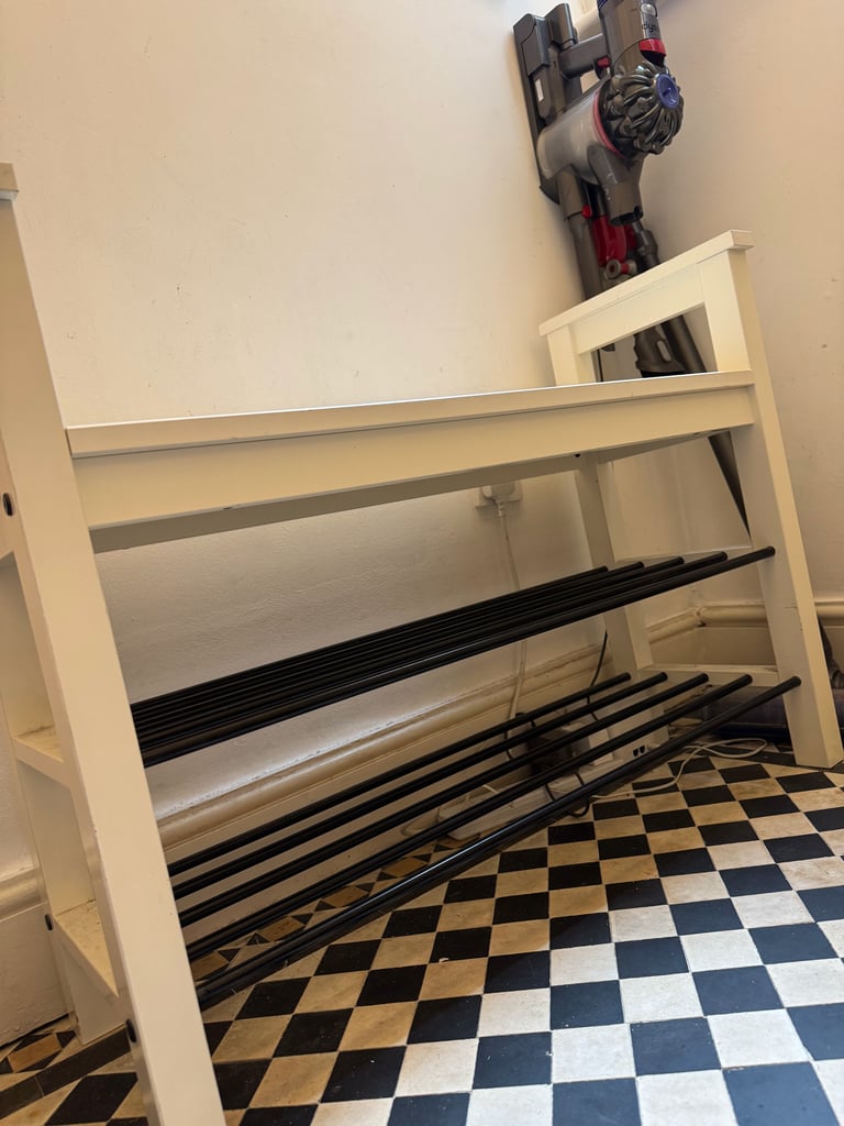 IKEA HEMNES Bench with Shoe Storage, 85x32x65 cm