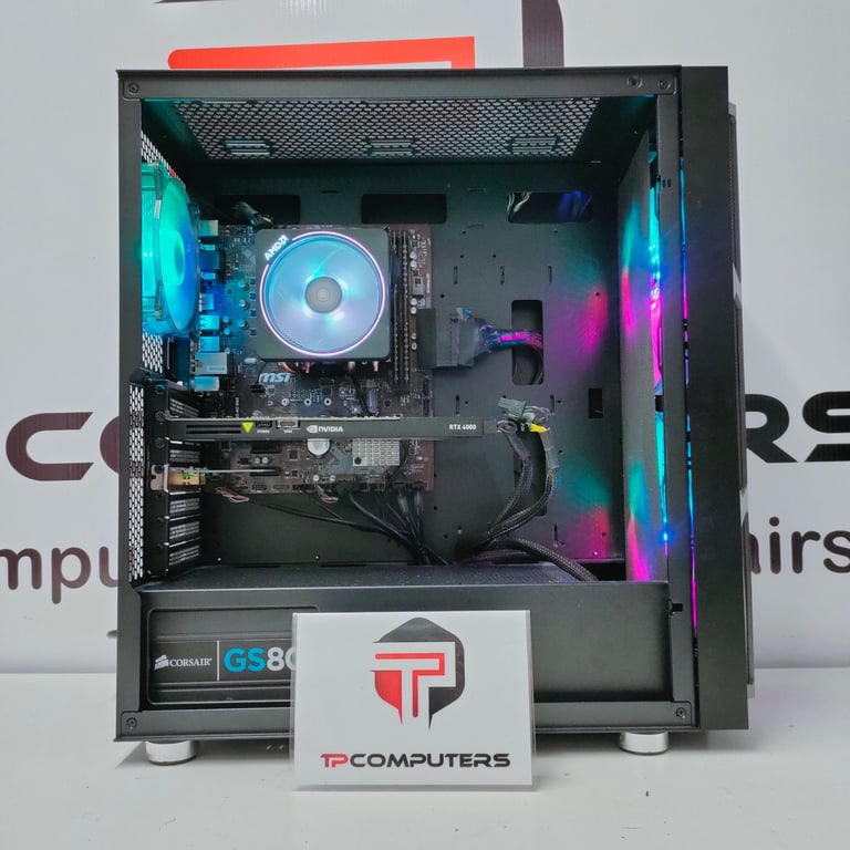 Gaming Computer PC Desktop Workstation | Ryzen 7 | 32GB RAM | 2TB
