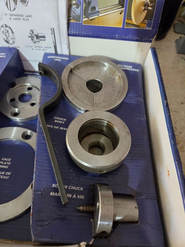 Record power RP3000x all in one lathe chuck wood turning Axminster wood turning 3/4 x 16tpi