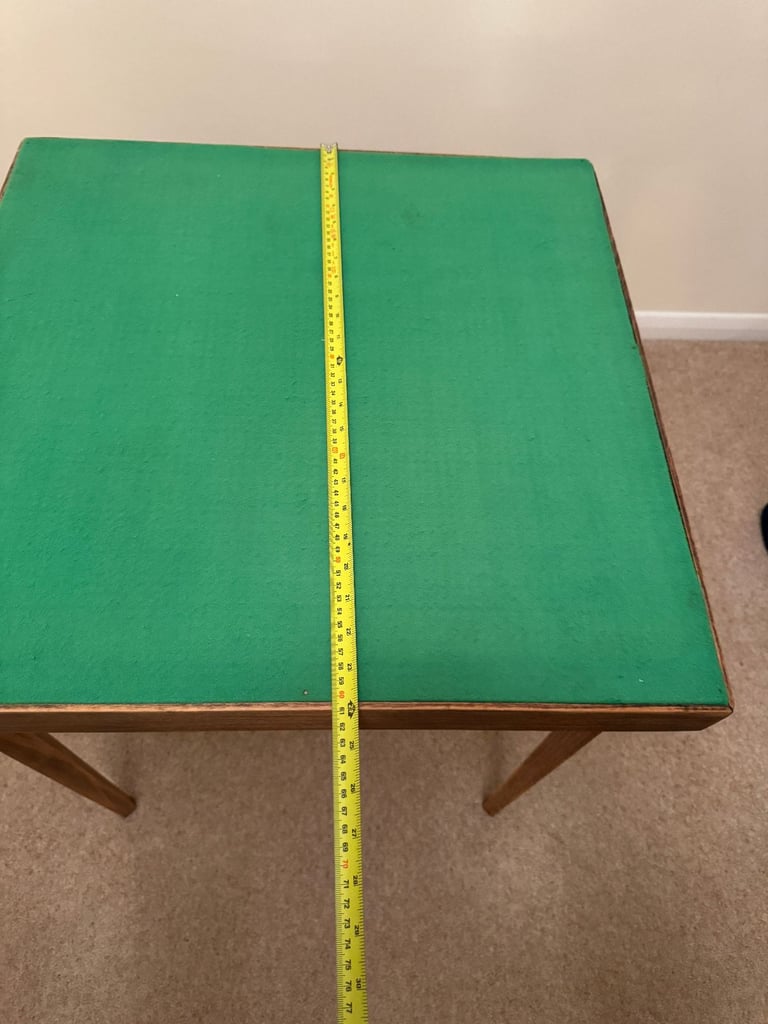 Genuine Vono antique 1930's folding bridge / card table with locking legs in superb condition