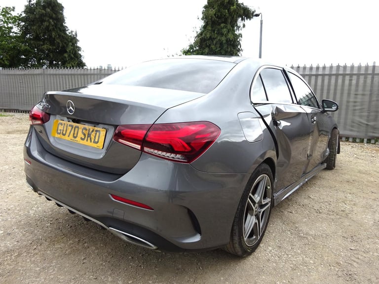 2020 70 REG MERCEDES BENZ A CLASS A250E AMG LINE HYBRID AUTO DAMAGED SALVAGE