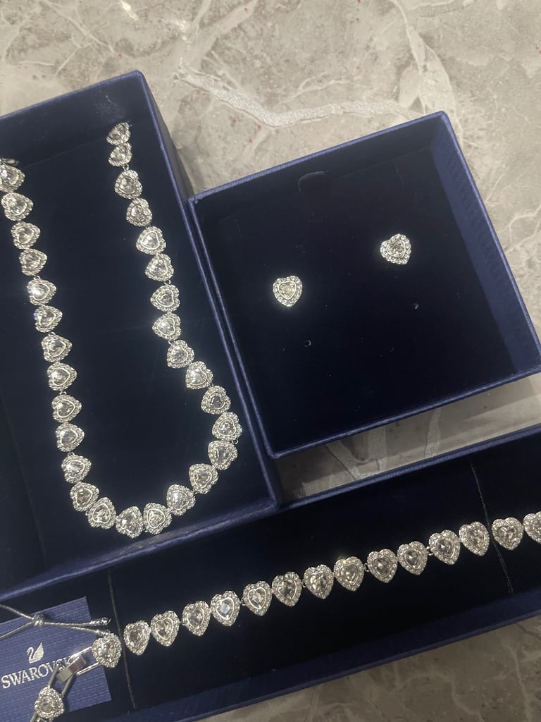 Ariane grande tennis necklace set 