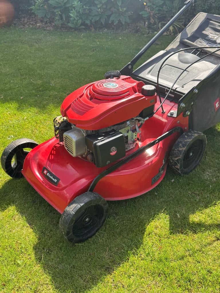 Einhell Lawnmower Petrol Self Propelled 46cm Rotary 4-Stroke 2000W 50L Grass Box
