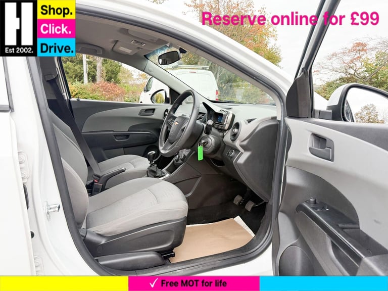 2012 Chevrolet Aveo 1.2 LS Hatchback 5dr Petrol Manual Euro 5 (s/s) (86 ps) HATCHBACK Petrol Manual