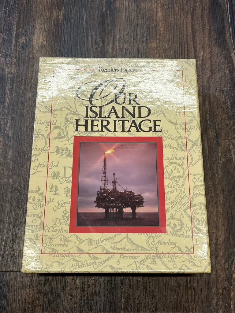 Reader's Digest Series 'Our Island Heritage' 1980s Three Book Collection