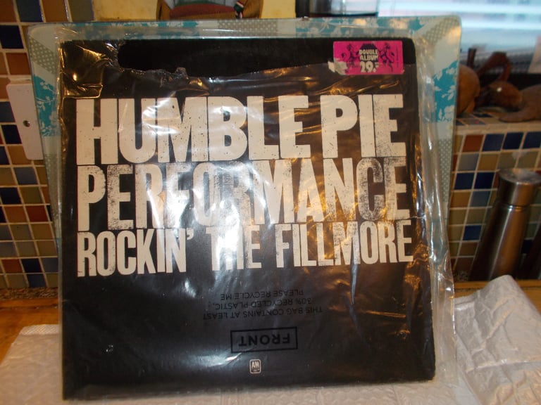 image for Humble Pie &quot;Performance Rockin' the Fillmore&quot; Vinyl Double LP 1971. rare 