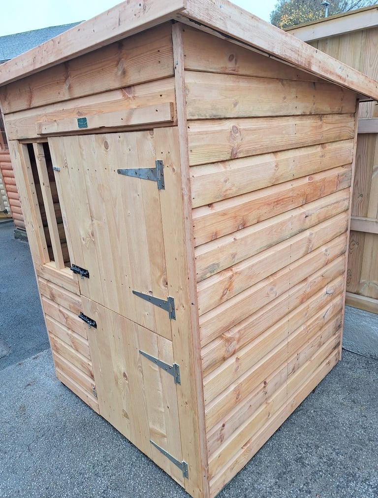 Dog Kennel Outdoor Pinelap Deluxe 4FT x 4FT Large Wooden Kennel Fully T&G 12mm
