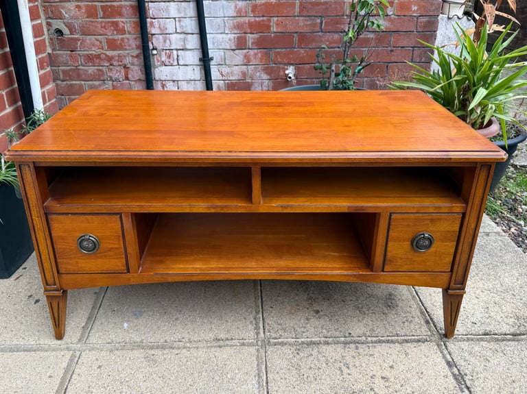 Mid century style tv stand cabinet