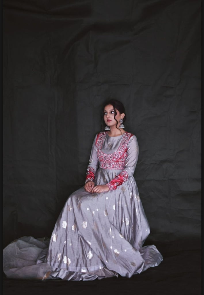 Pakistani Grey Koti Pishwas