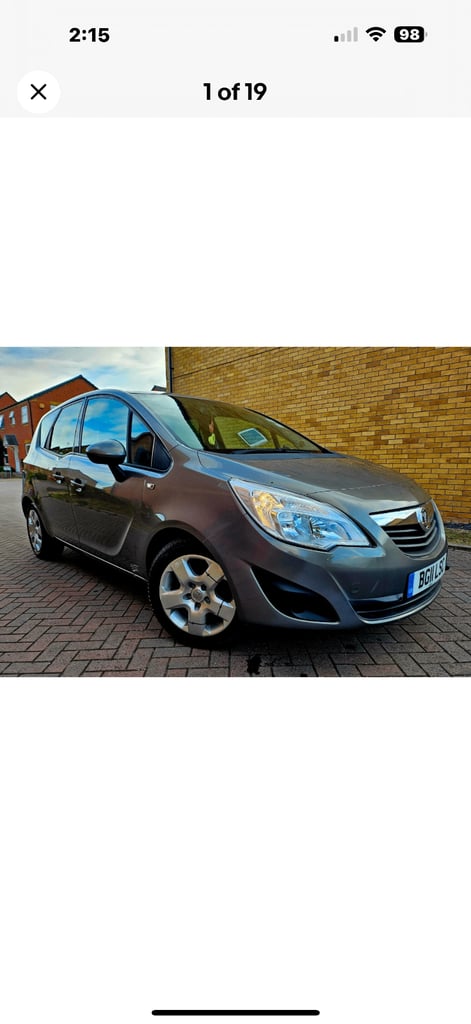 image for VAUXHALL MERIVA EXCLUSIVE 