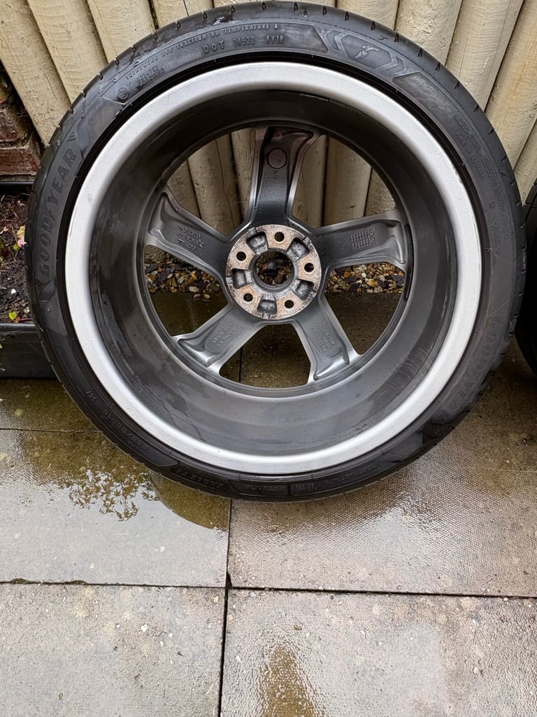 GENUINE AUDI QUATTRO ROTOR 19” ALLOYS WITH GOODYEAR EAGLE F1 TYRES