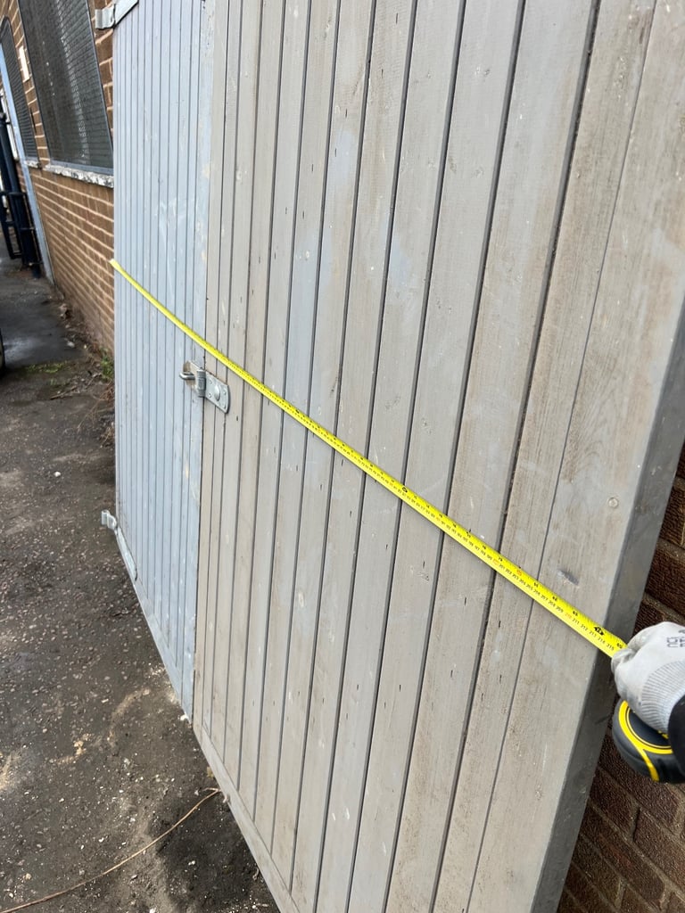 Double timber gates