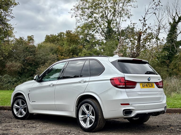 2014 BMW X5 3.0 xDrive 255 BHP 30d M Sport Performance White Auto 7 Seater FSH