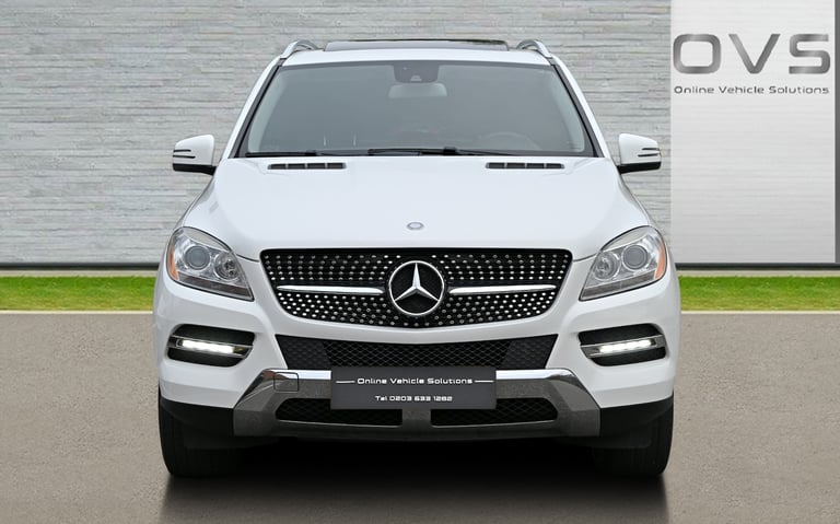 LEFT HAND DRIVE MERCEDES-BENZ ML350 SE LINE 3.5 V6 PETROL 2014 [63] WHITE LHD