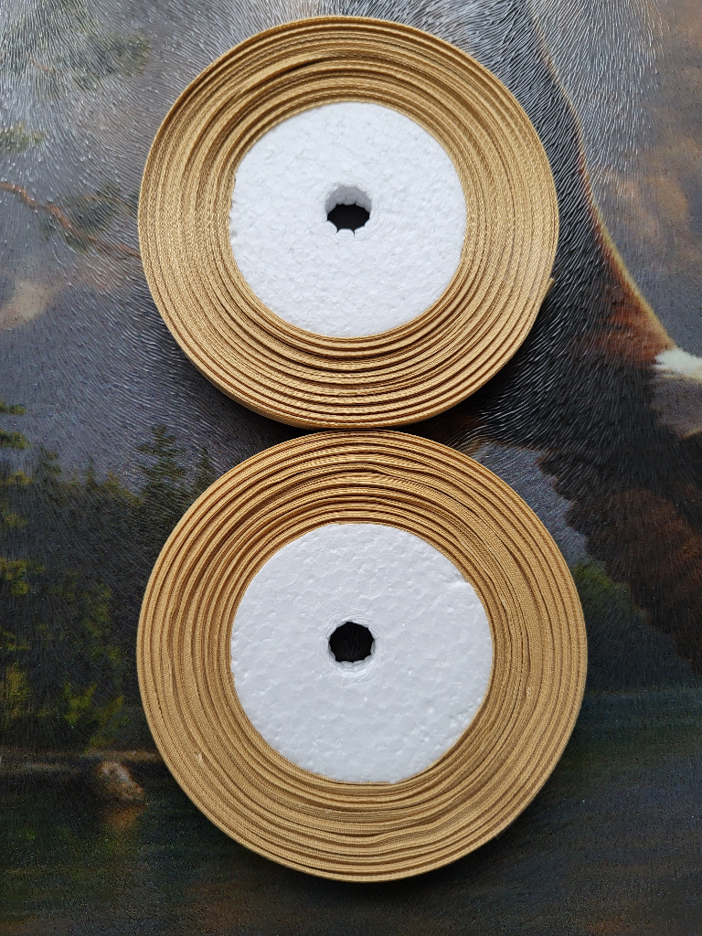 23 Metres, DOUBLE SIDED Satin Ribbon (Rolls). 6mm Width