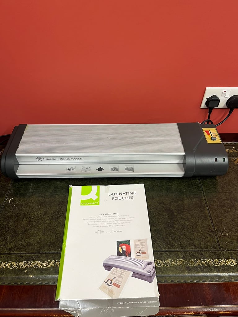 image for Professional Laminator GBC HeatSeal ProSeries 4000LM with Pouches