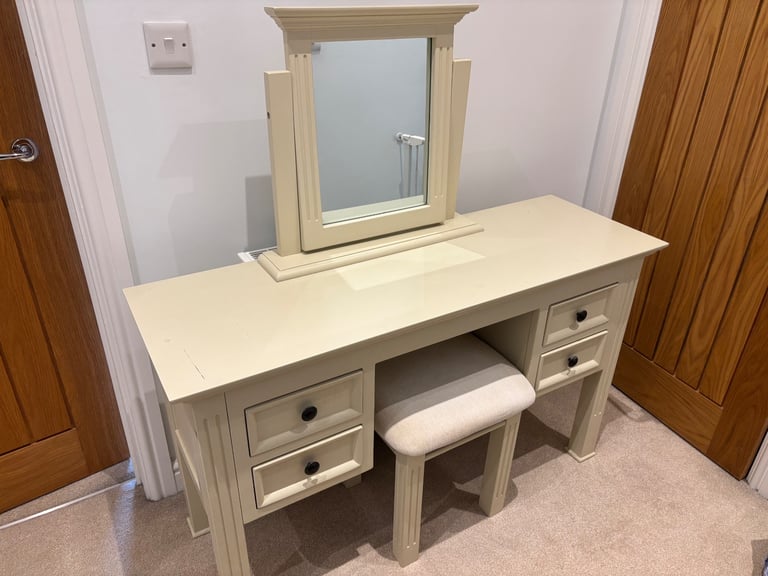 image for Dressing table with mirror and stool 