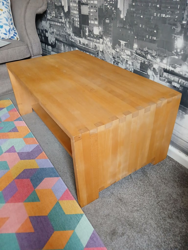 image for Solid wood coffee table 