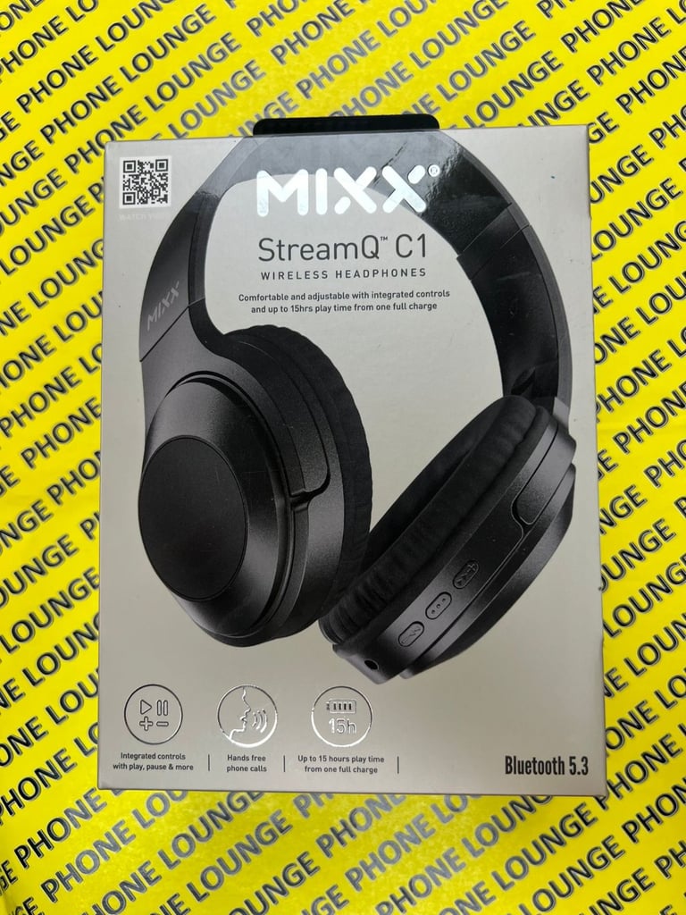 Mixx StreamQ C1 – Over-Ear Wireless Bluetooth Headphones