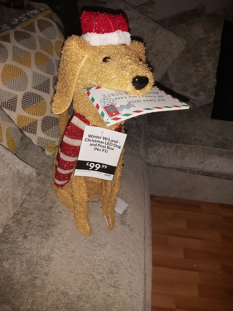 Light up Christmas dog 