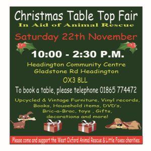 CHRISTMAS TABLE TOP FAIR