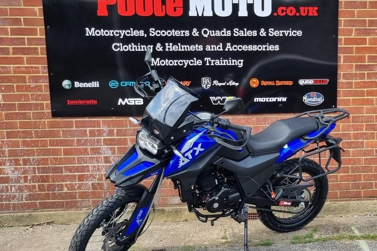 NEW MGB ATX 125 Adventure Bike ADV Motorcycle Learner Legal A1 Licence Commut...