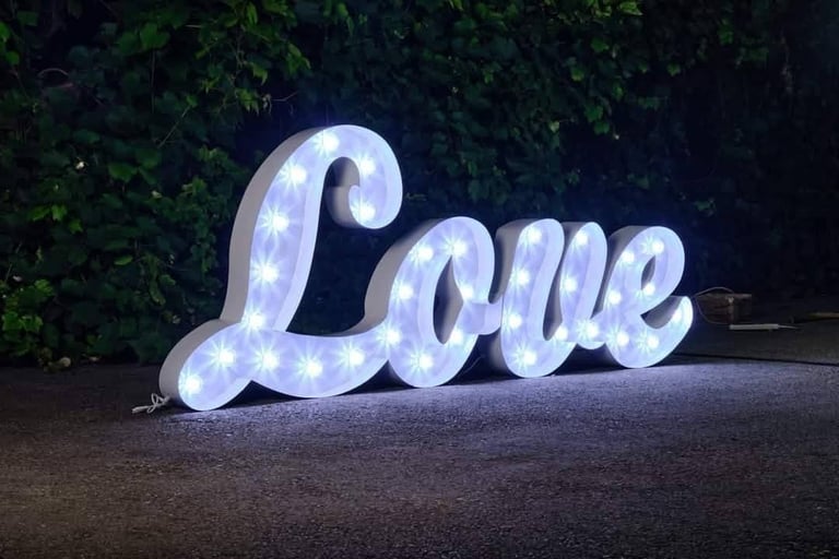 image for 4ft LOVE Wedding Letters