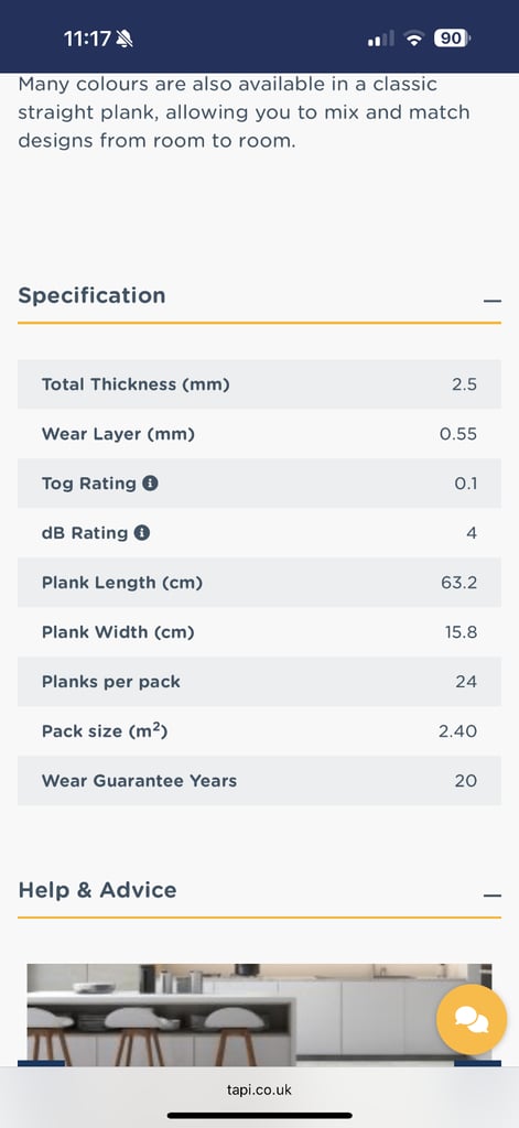 Herringbone oak luxury vinyl planks