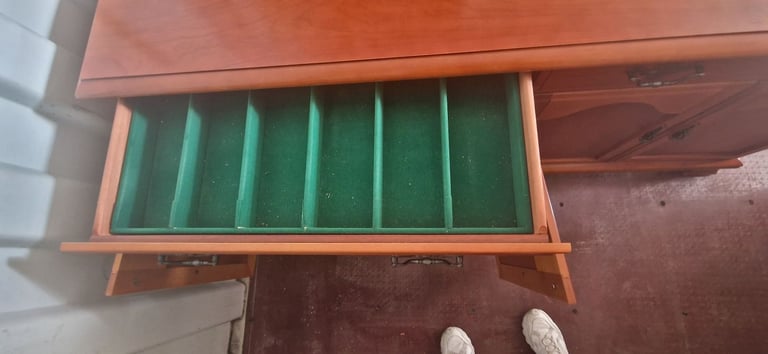 Vintage Solid Wood Sideboard - Brown - Good Condition