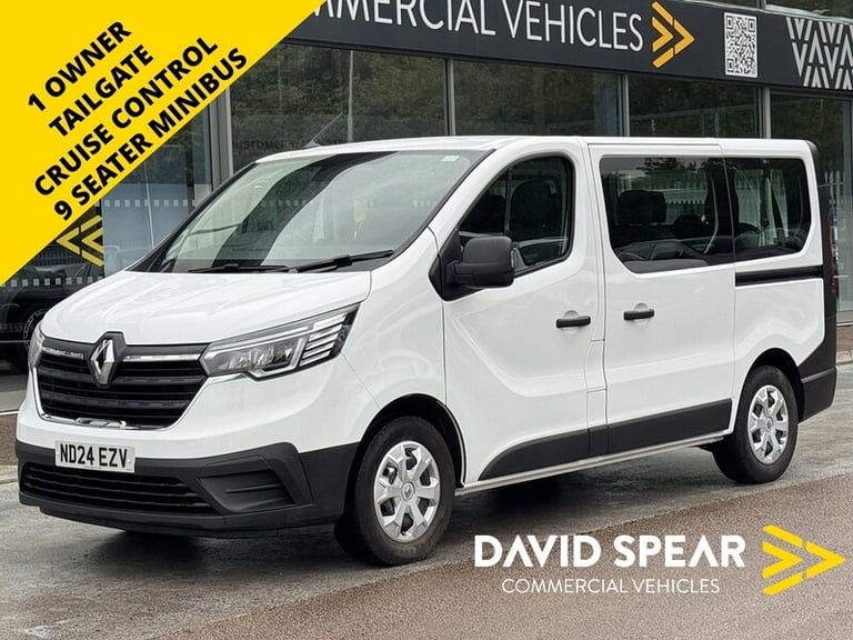 2024 Renault Trafic dCi 150ps SL28 Business 9 Seat with Cruise Control, Tailgate, Bluetooth, 1  M...