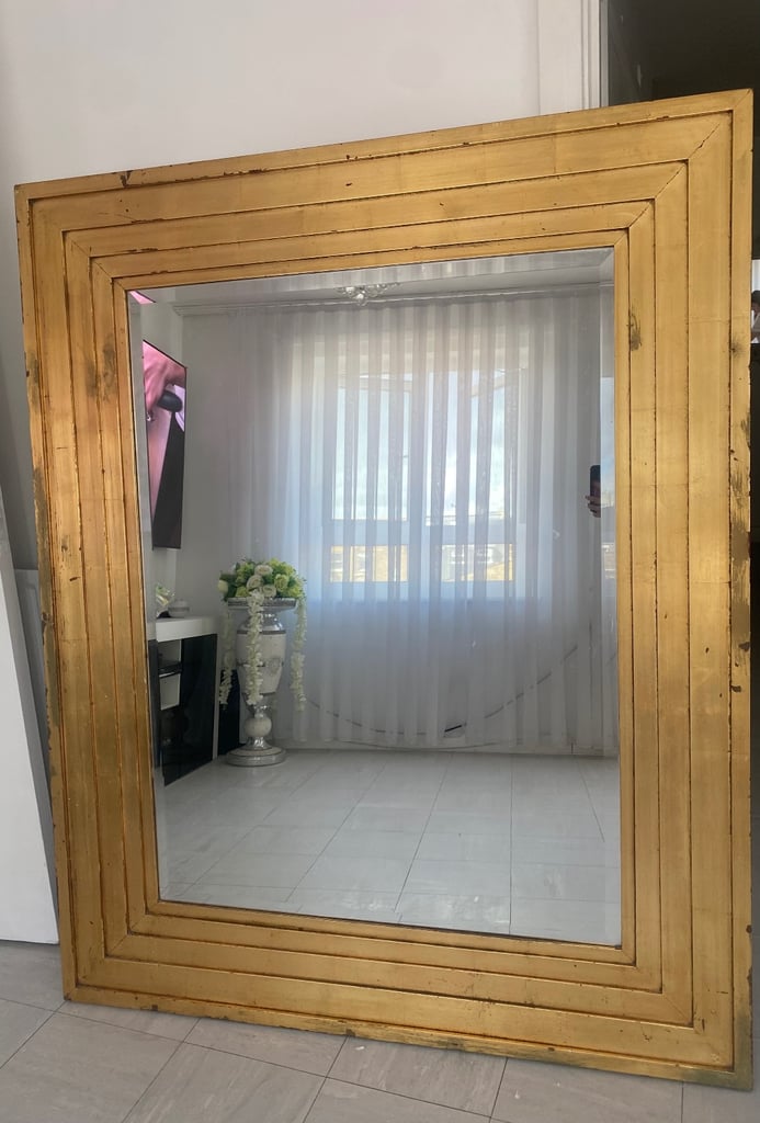 Large Gold Mirror