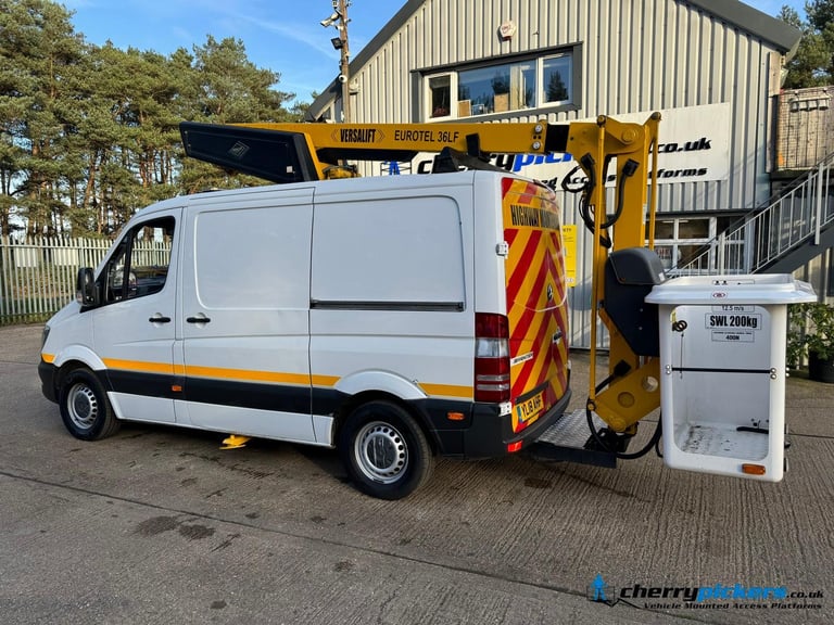 2018 Mercedes Sprinter 3.5 ton Versalift Access Platform Cherry Picker