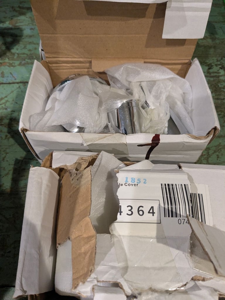 Towel Rail Chrome Cable Cover - 5 packs