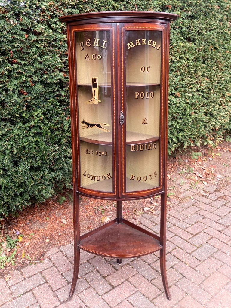 Edwardian Mahogany Corner Cabinet
