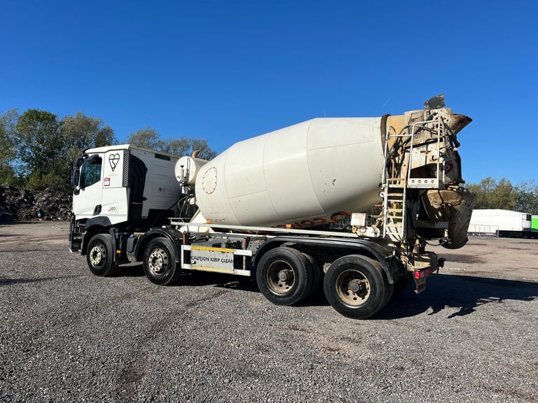 Renault C (C) 430 8x4 McPHEE MIXER , JUST ARRIVED . WATCH THE VIDEO