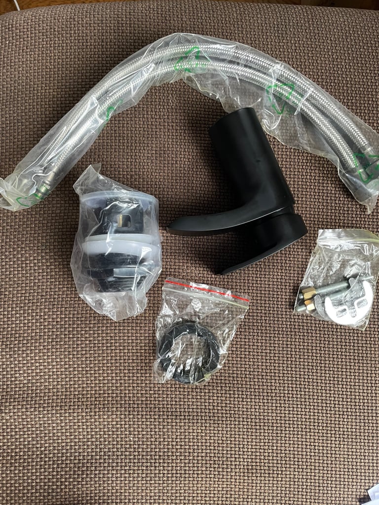 mono basin mixer tap, Chrome material including sprung waste