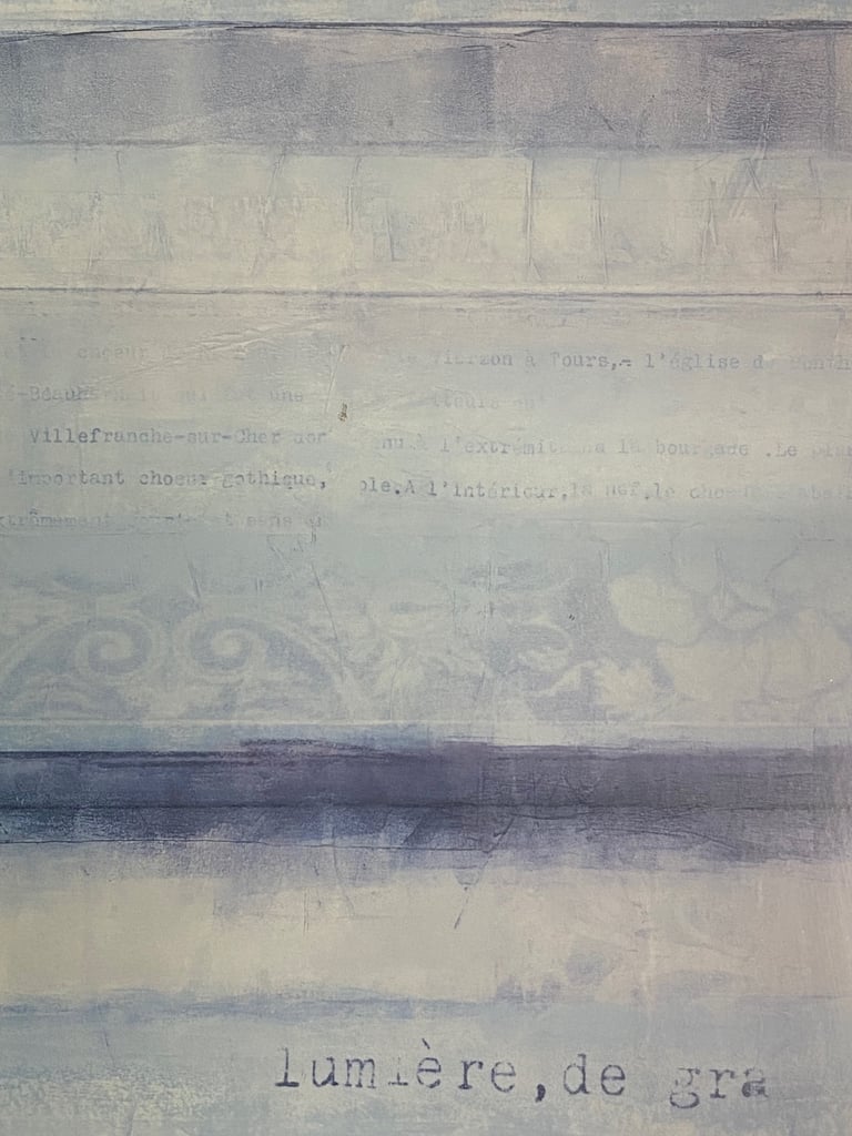 Picture framed Lumiere Composition Print by Jane Bellows