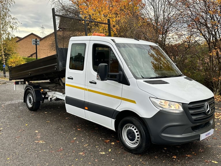 2022 Mercedes-Benz Sprinter 314 CDi 7 Seat CrewCab Tipper (Choice) Chassis Cab Diesel Manual