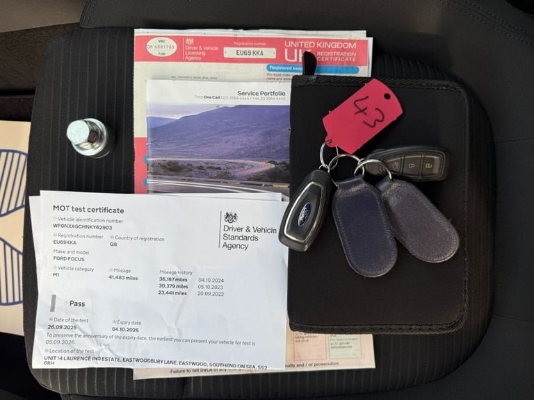 2019 Ford Focus 1.0 EcoBoost 125 Titanium 5dr HATCHBACK PETROL Manual