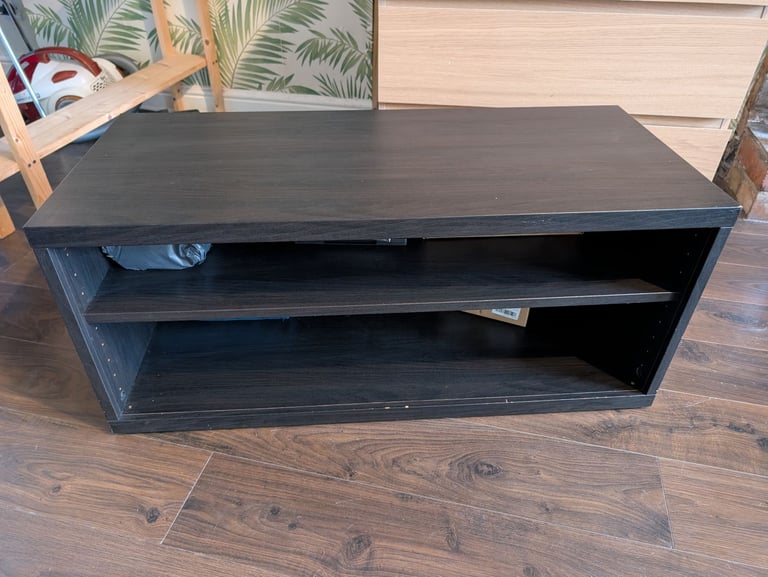 Black ikea TV stand 