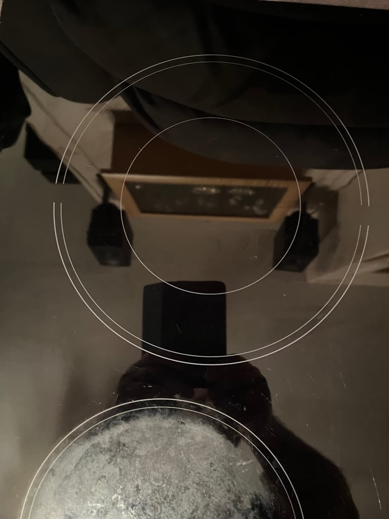 Hotpoint Ceramic Hob 58cm Black HR612CH 4 Ring 