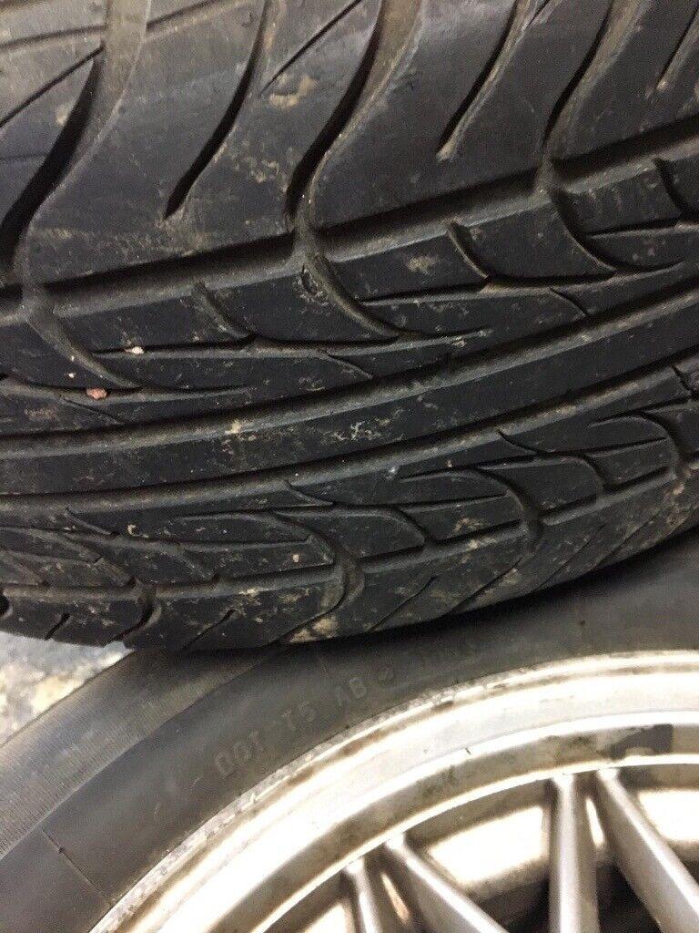 Ford Capri 13 alloys tyres x 4 all hold air size 205/60R/86h