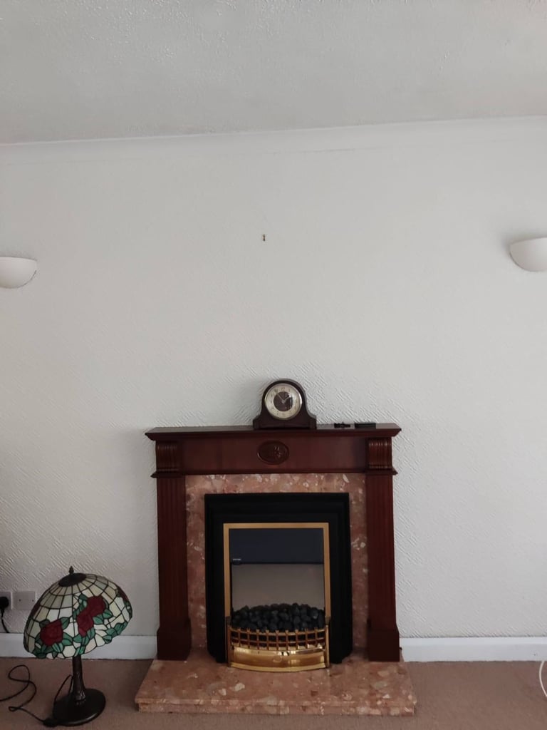image for Gas fire with marble surround