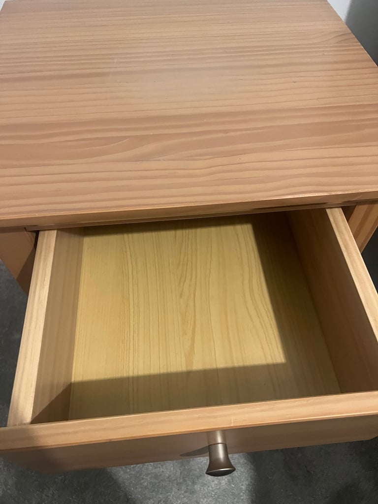 Marks & Spencer’s two-drawer bedside table (1 nr) 