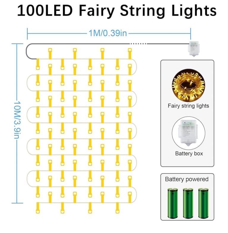 Fairy string lights (brand new)