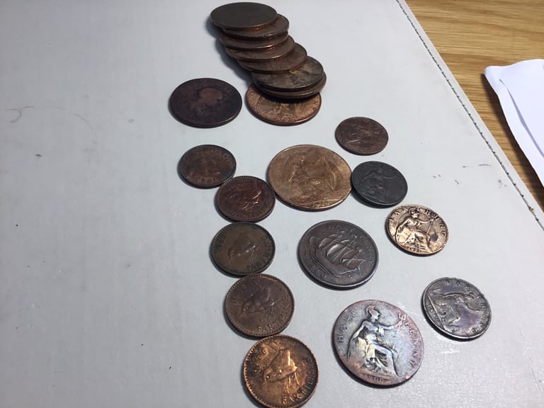 Old British coins