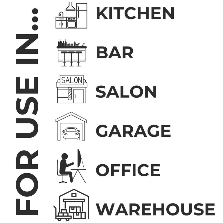 Non-Slip Anti-Fatigue Rubber Indoor & Outdoor Door Entrance / Industrial Kitchen Mat
