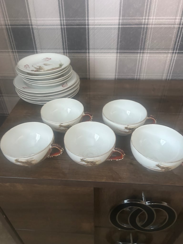 Geisha Japanese tea set 